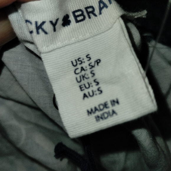 Lucky Brand Halter Top Maxi Dress, Ties At Back Of Neck, Ruffle Hem - Picture 4 of 14